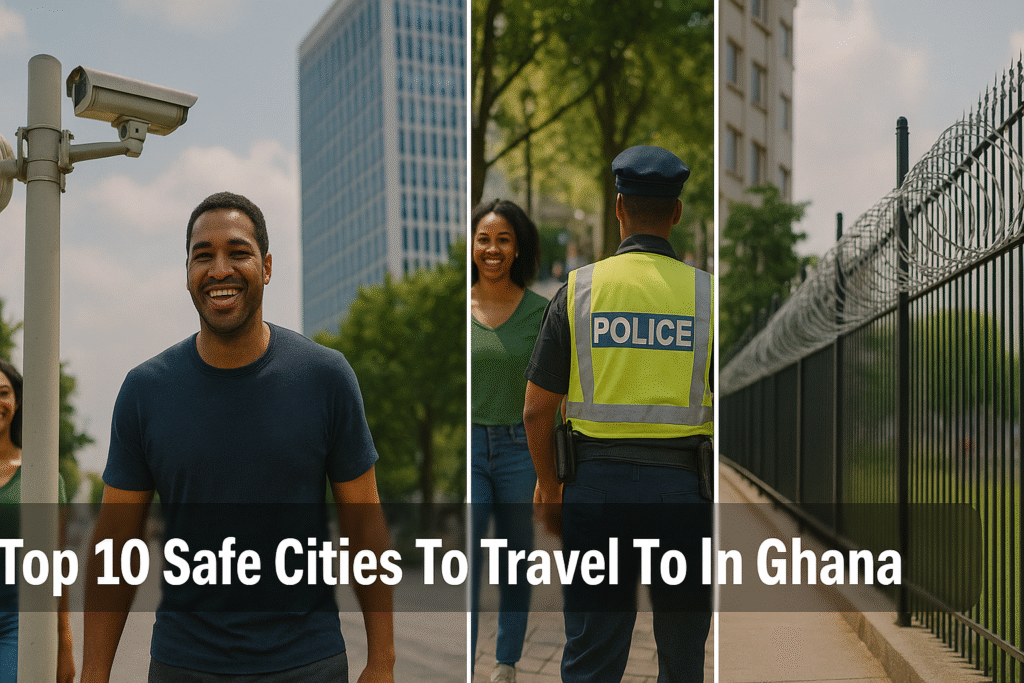 List Of Top 10 Safest Cities In Ghana